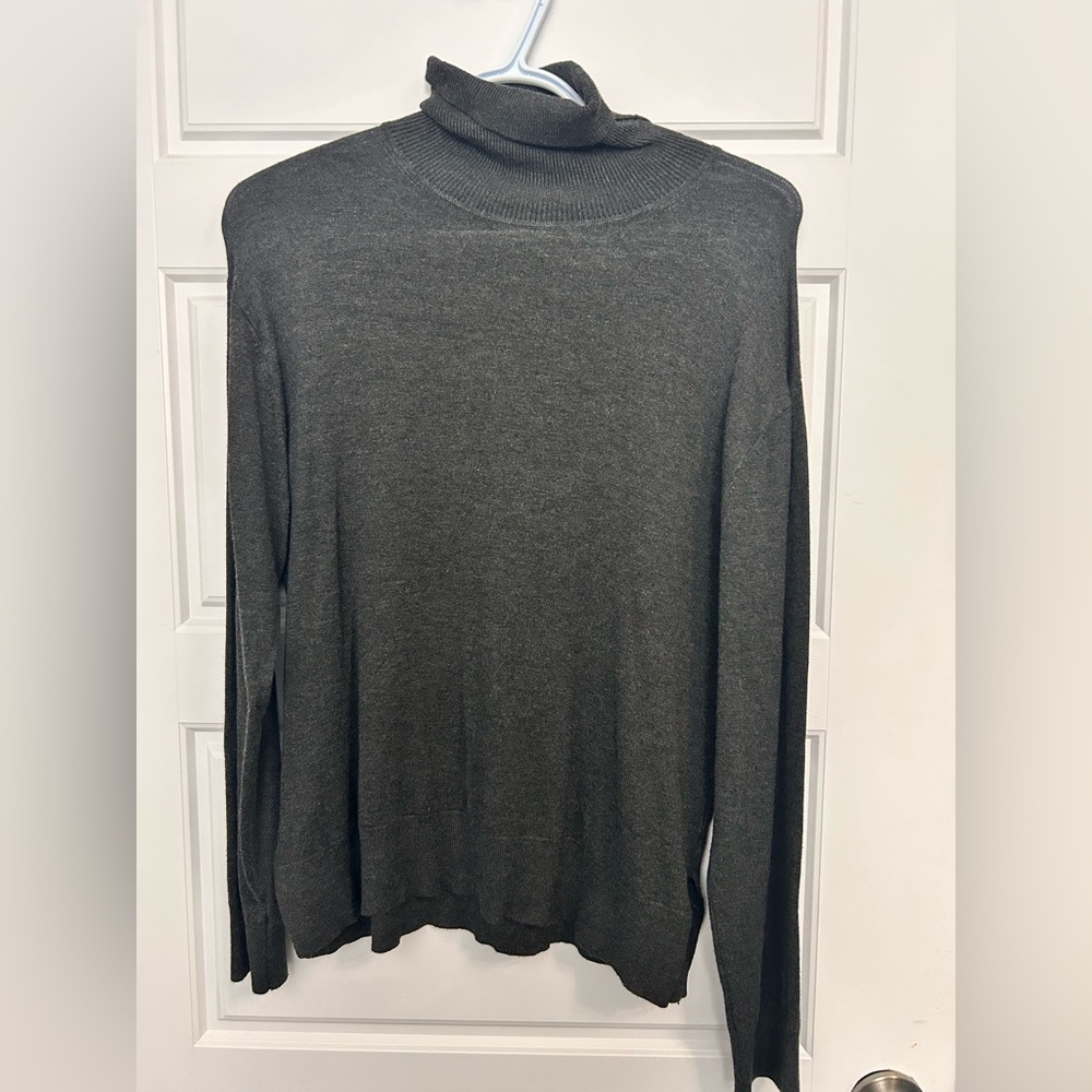 Zara Grey Soft Turtleneck